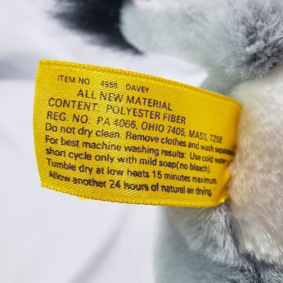 Davey Donkey Democratic Plush Stuffed Toy 10 Inch 24K Company 1996 With Tag - Picture 10 of 11